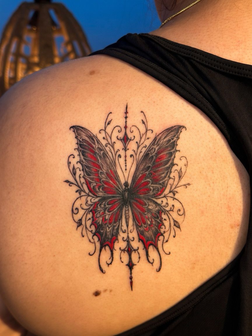 Butterfly tattoo by Tattoo Ink Master