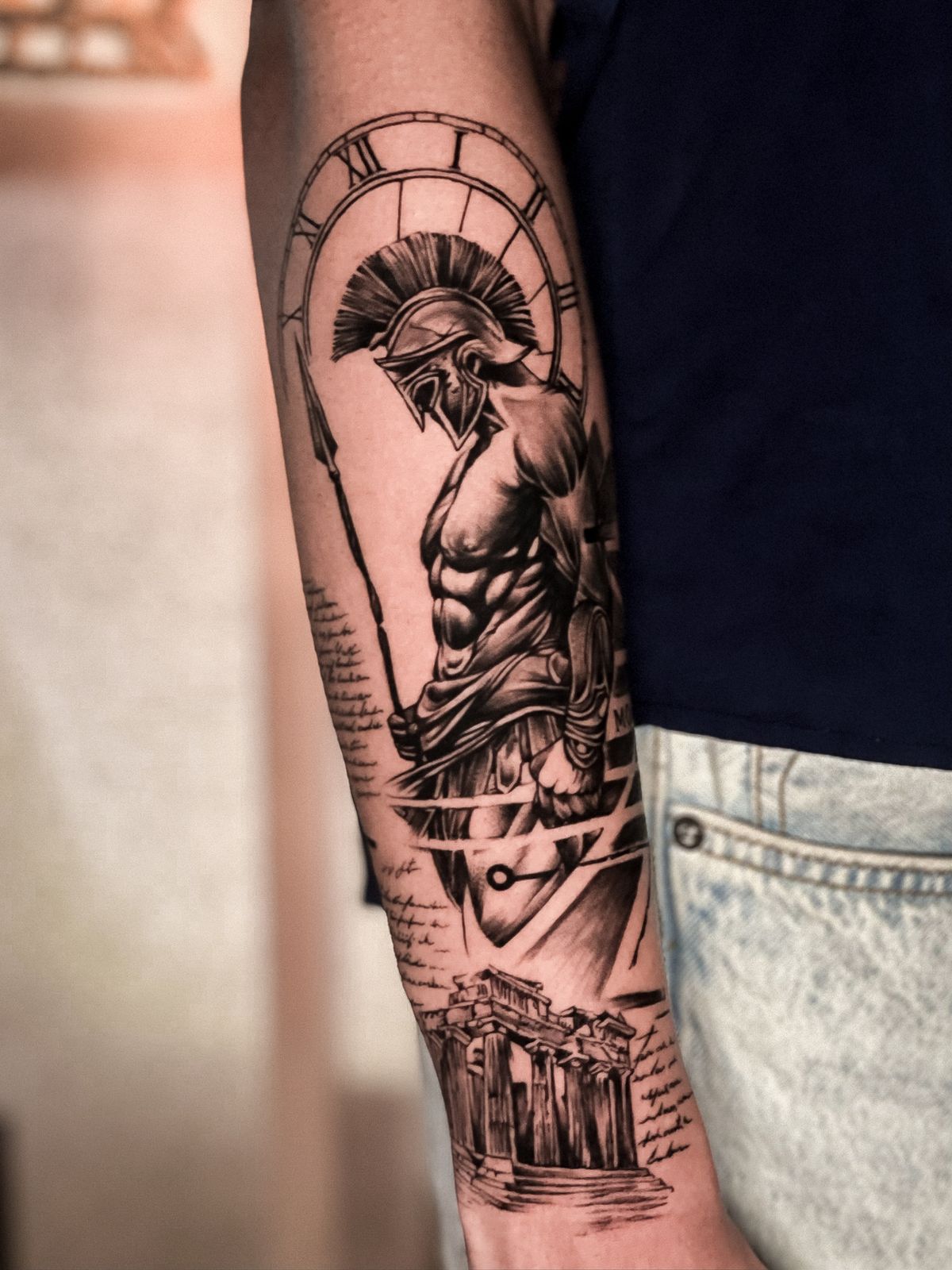 Warrior tattoo by Tattoo Ink Master