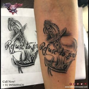 Read more about the article Creatively Infused Refuse to Sin Tattoo