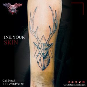 Read more about the article Ink the Stag Animal Tattoo Depicting Peace & Harmony