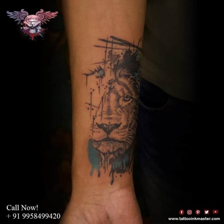 TRISHUL AND MANTRA T | CRAZY INK TATTOO & BODY PIERCING in Raipur, India