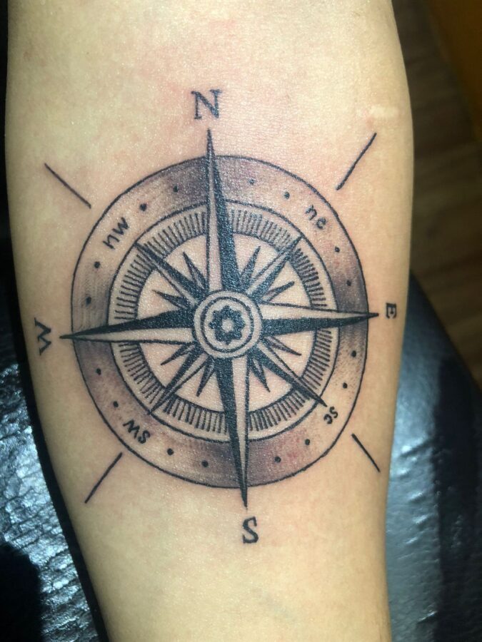 Anchor / Compass Tattoo | Tattoo Ink Master