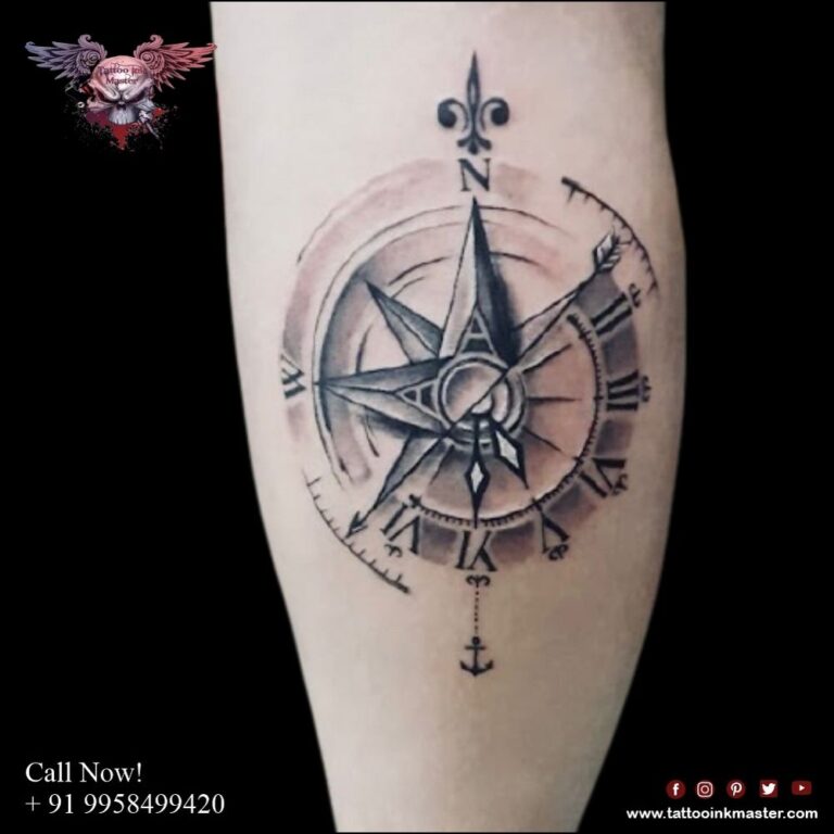 Read more about the article Attractive Looking Compass Tattoo