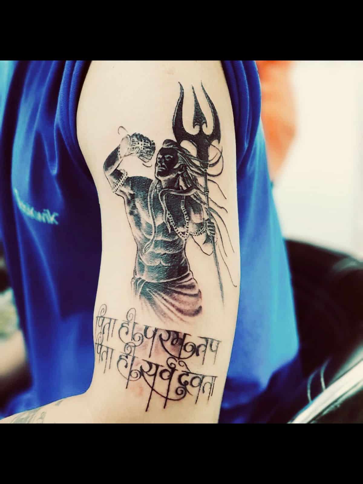 Angry Lord Shiva Tattoo - Tattoos Designs