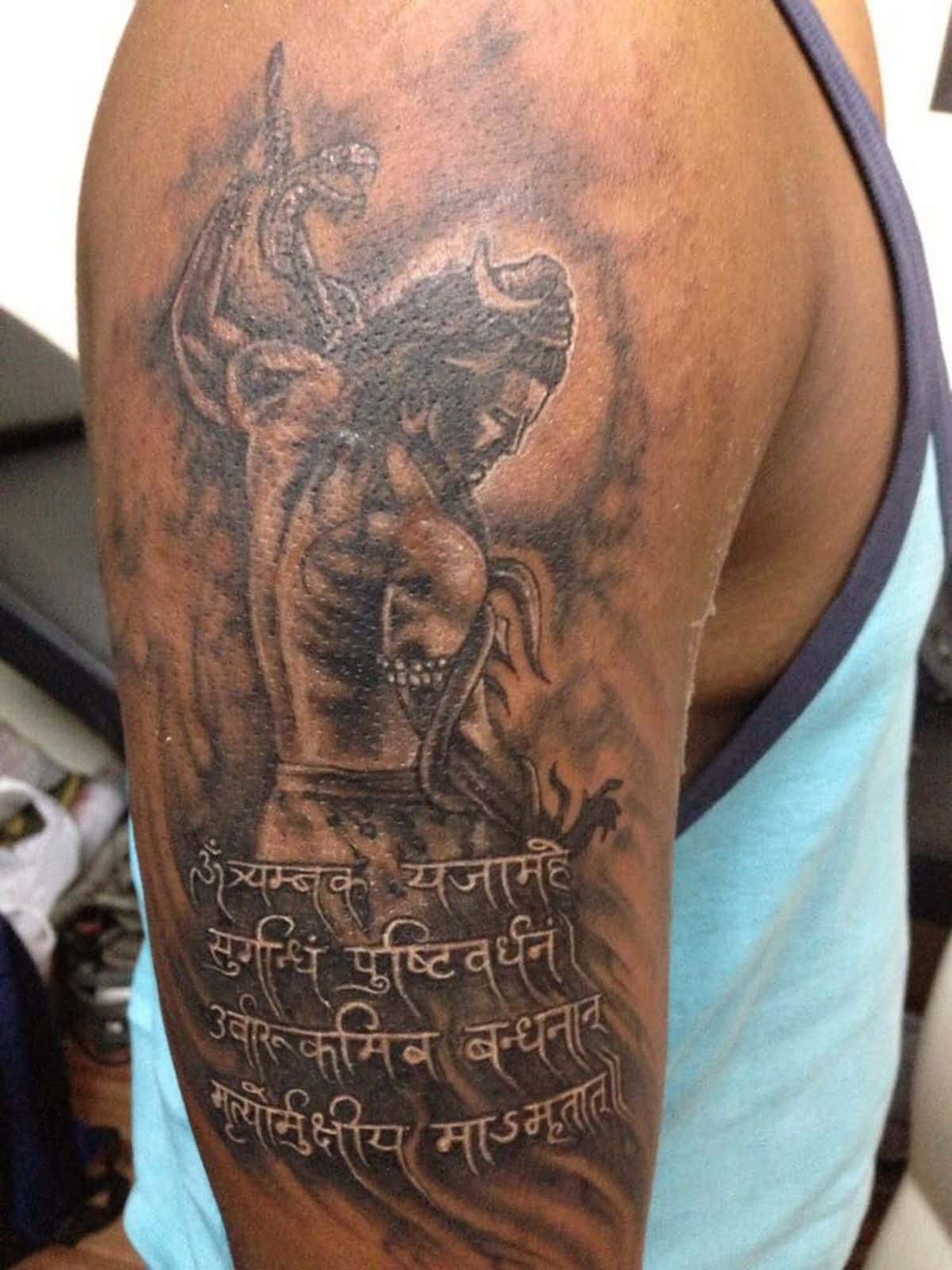Bhole nath trishul tattoo | Tattoos, Trishul, Tattoo studio