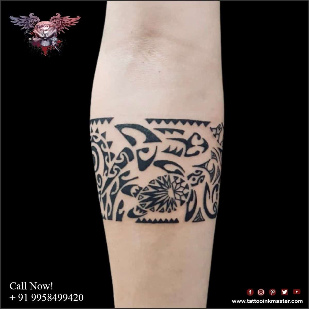 Maori armband stencil | Band tattoo designs, Armband tattoo design,  Geometric tattoo outline