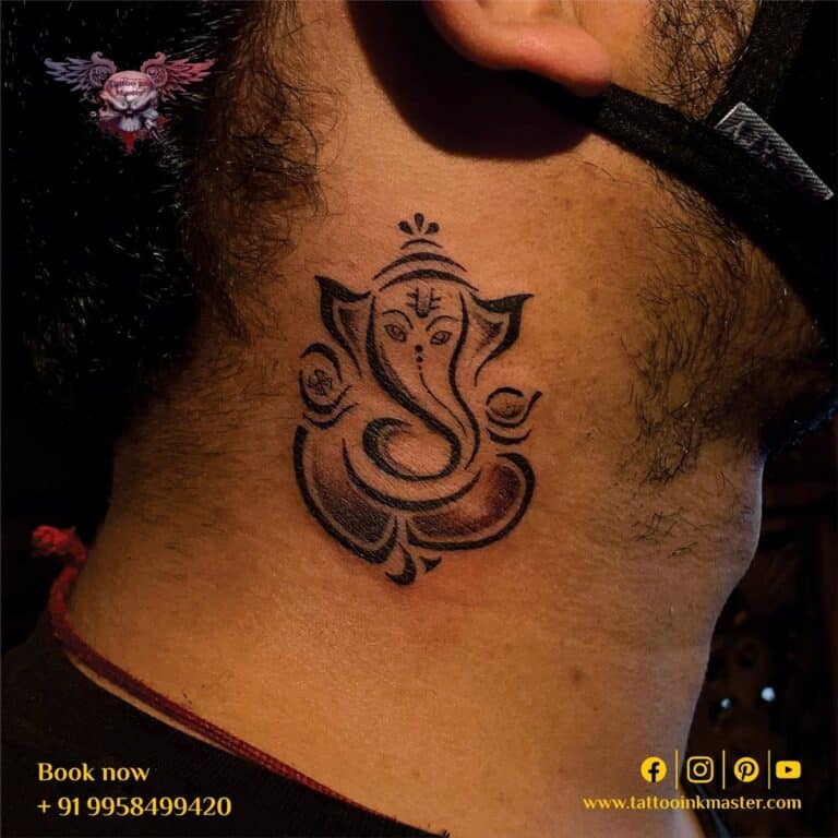 voorkoms Ganesha with Trishul Tattoo For God Men and Women Temporary Tattoo  - Price in India, Buy voorkoms Ganesha with Trishul Tattoo For God Men and  Women Temporary Tattoo Online In India,