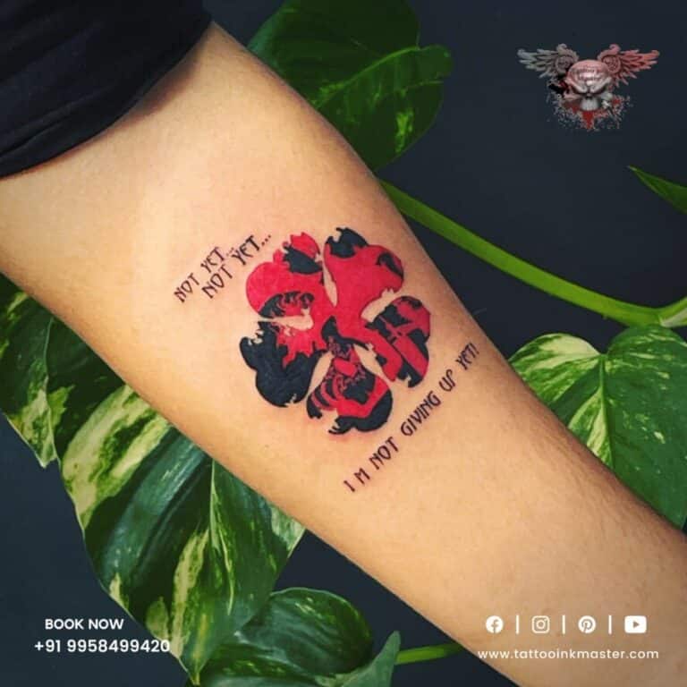 Read more about the article Colourful Looking Motivation Tattoo for Hand