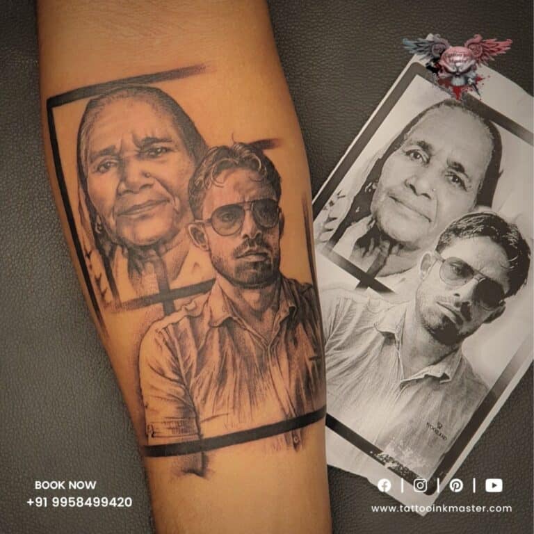 Read more about the article Fascinating Looking Real Like Photo Tattoo on Hand