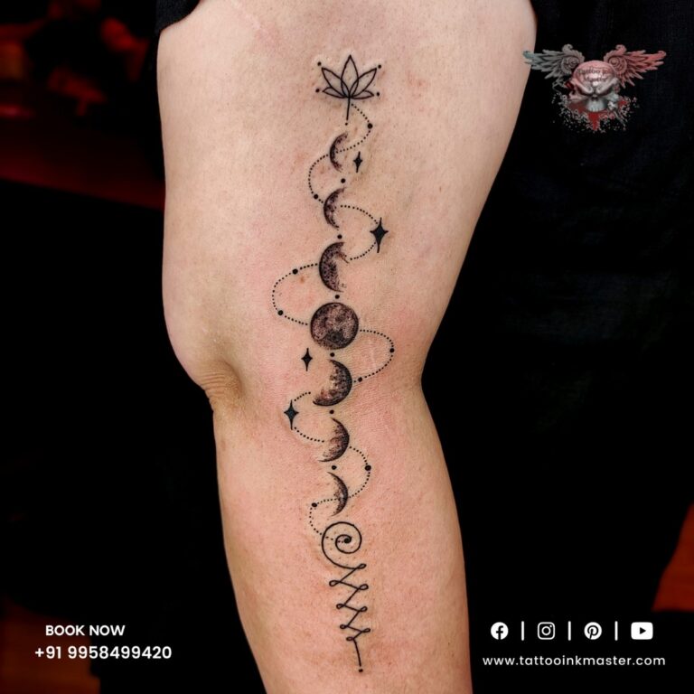 Read more about the article Length Wise Minimalistic Yet Beautiful Tattoo