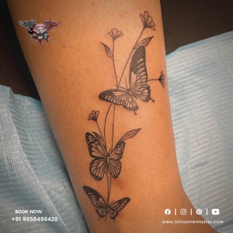 Read more about the article Beautiful Butterfly Designed Tattoo