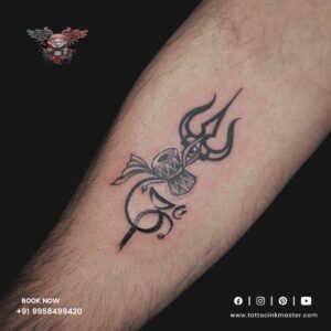 Read more about the article Divine Trishul and Damru Tattoo