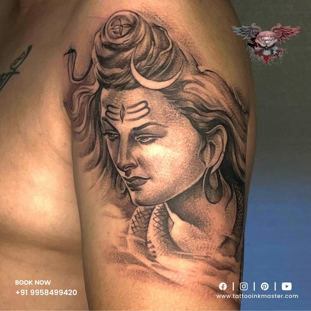 Spiritual Lord Shiva tattoo | Tattoo Ink Master