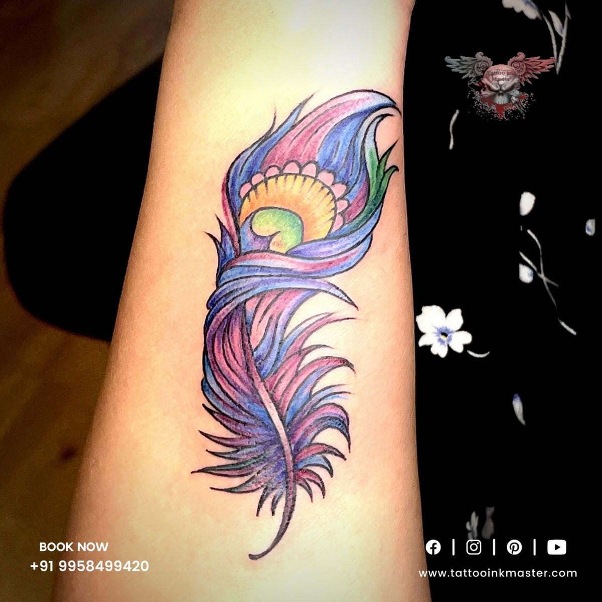 peacock feather tattoo small | Tattoo Ink Master