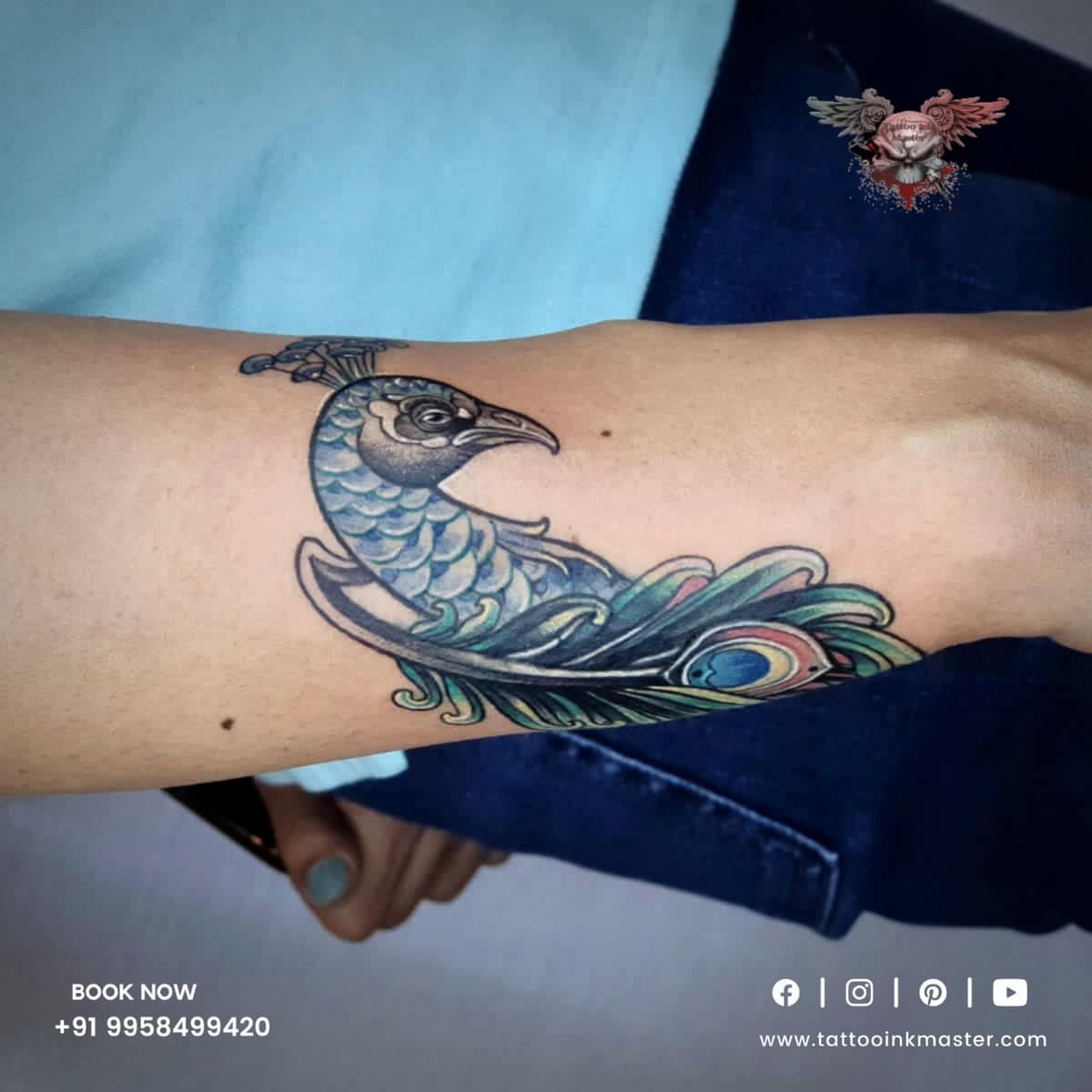 You are currently viewing The Queen of Colours Peacock Tattoo