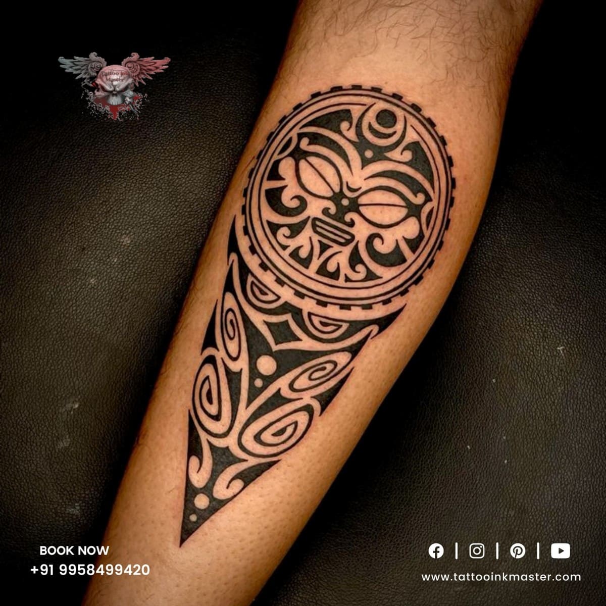 The Symmetric Tribal Tattoo | Tattoo Ink Master