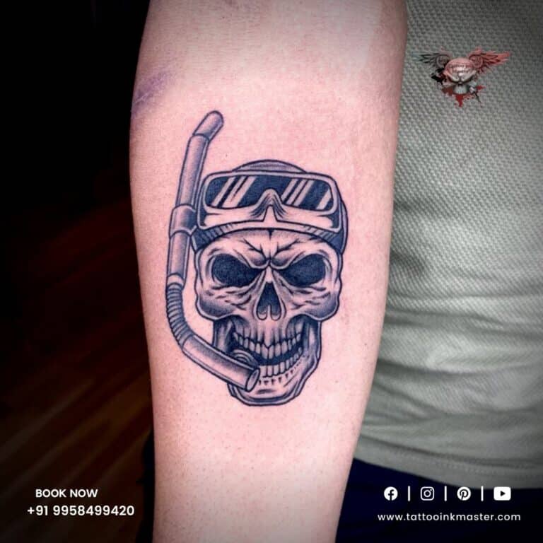 Read more about the article Get The Exclusive Skull Diver Tattoo On Your Body