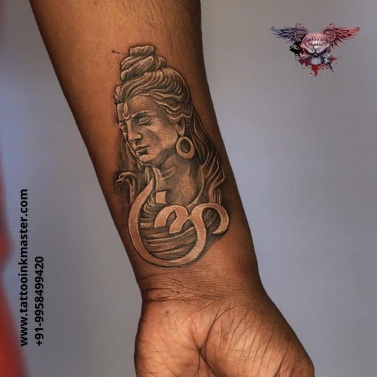 trishul #tattoo #omtattoo #rudrakhatatto #tattoo #trishultattoo #damru  #hanumantattoo #dedign #by #ganeshptattooist #nanded #nandedkar… | Instagram