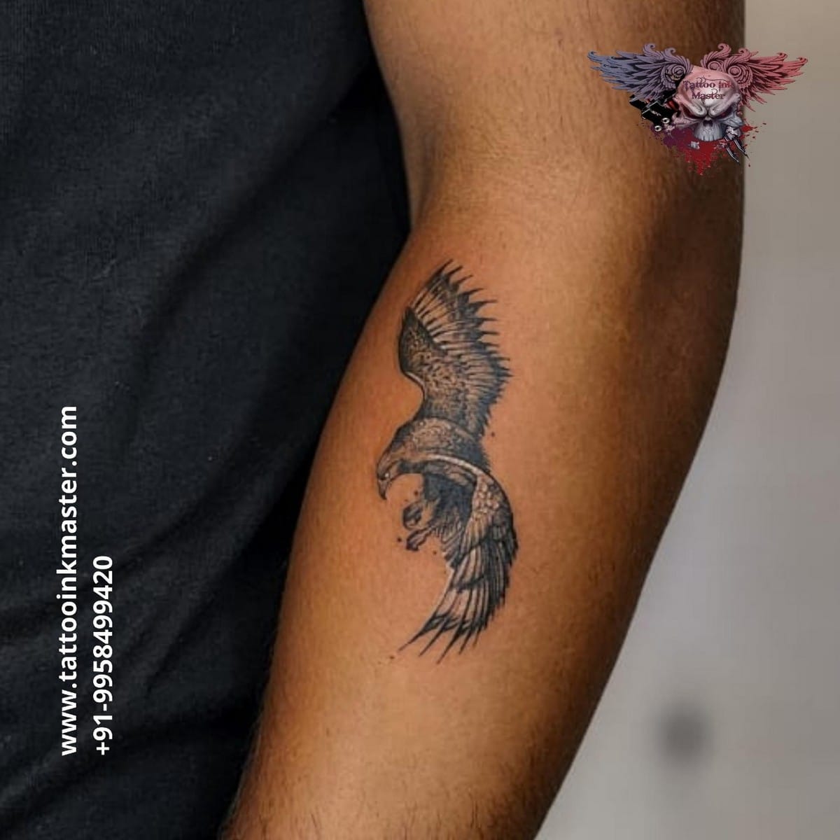 Back Shoulder Hawk Tattoo - Best Tattoo Ideas Gallery