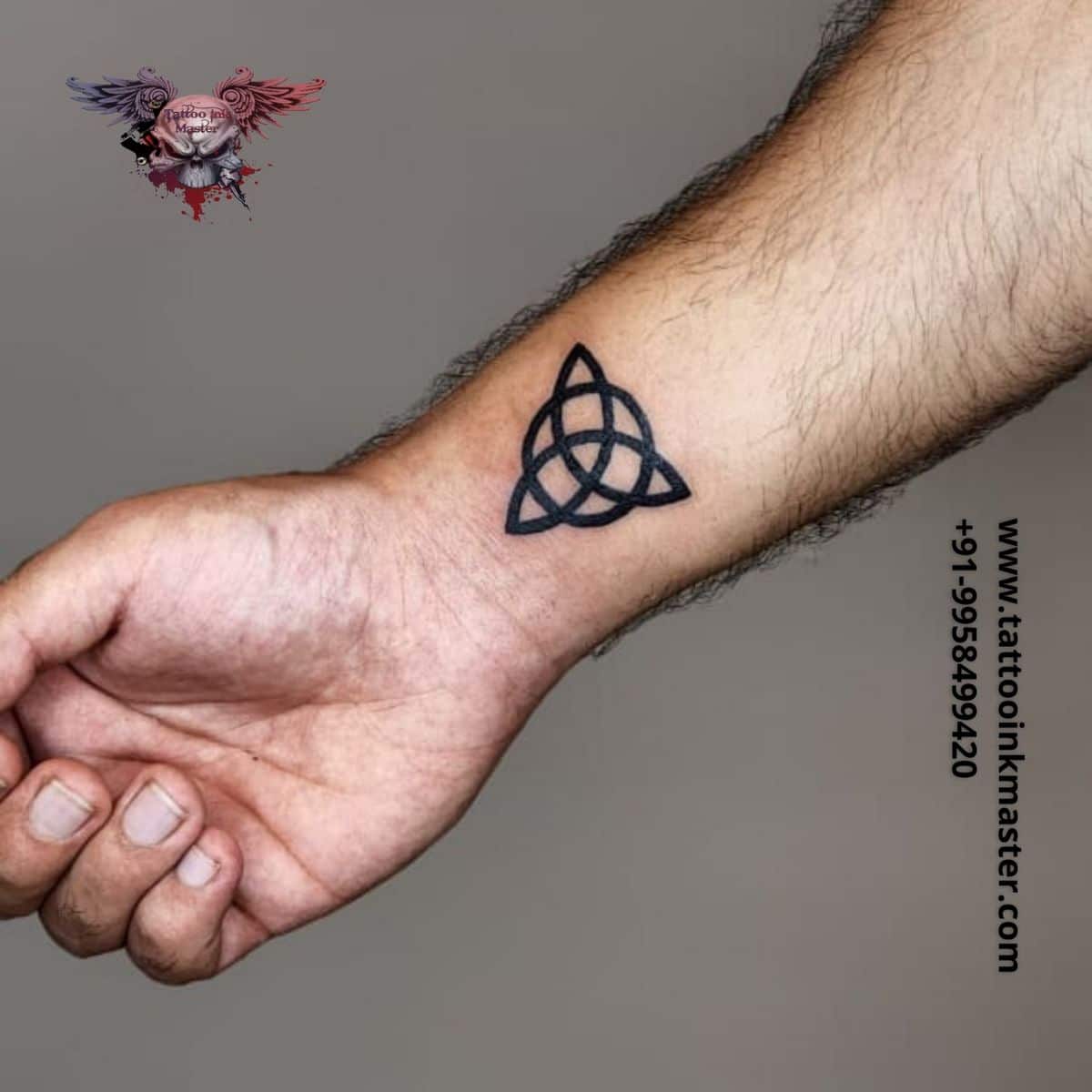 Waterproof Temporary Tattoo Sticker Geometric Triangle - Temu