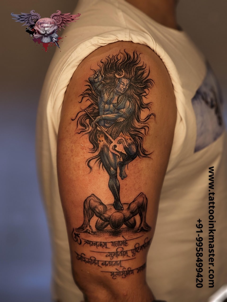 Mahadev Trishul Temporary Tattoo – Simply Inked