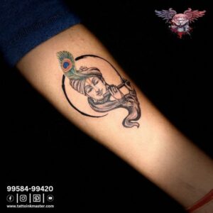 Read more about the article Divine Krishna Tattoo With Flute