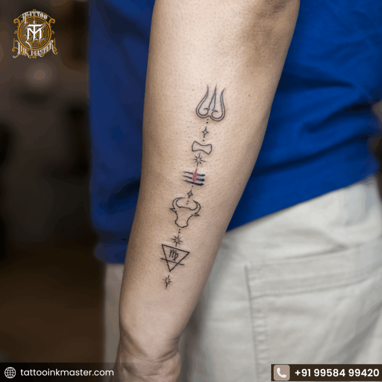Read more about the article Get a Powerful Shiva Tattoo Now – Trishul, Damru & Sacred Symbols