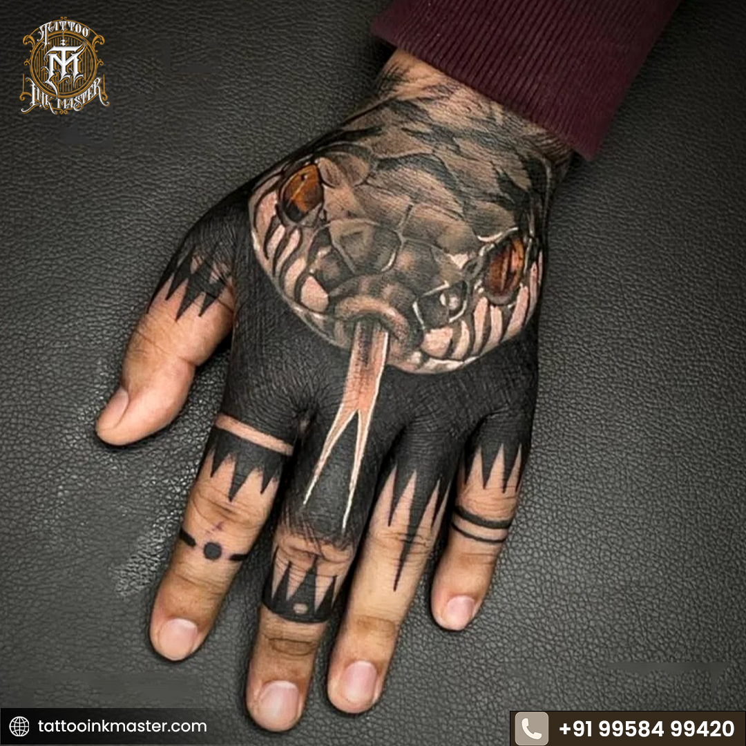 You are currently viewing Get a Snake Hand Tattoo Now – Power, Pride & Realism