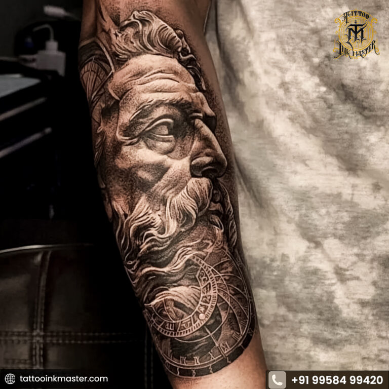 Read more about the article Get a Greek God Realism Tattoo – Bold, Strong & Artistic