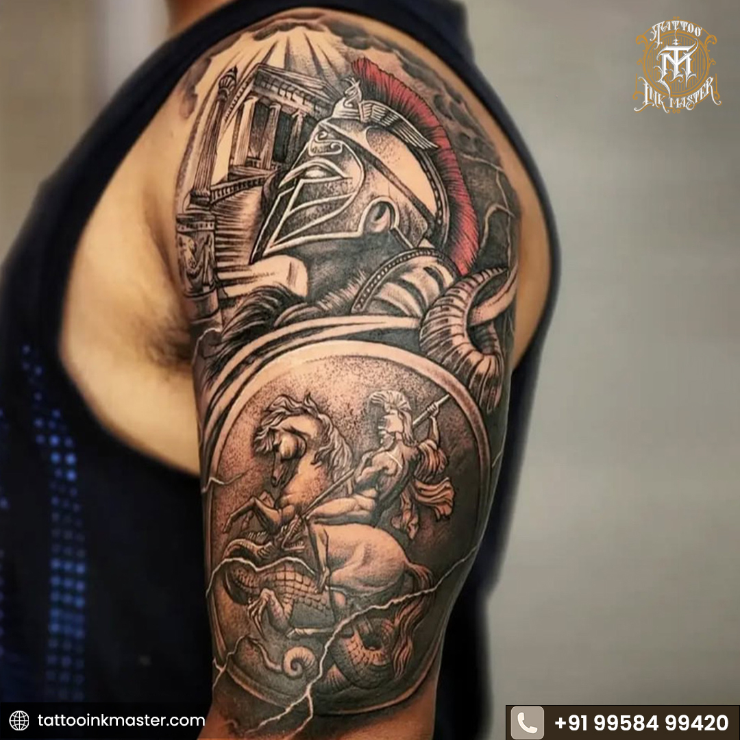 You are currently viewing Get Inked with a Greek Warrior Realism Tattoo – Bold & Strong