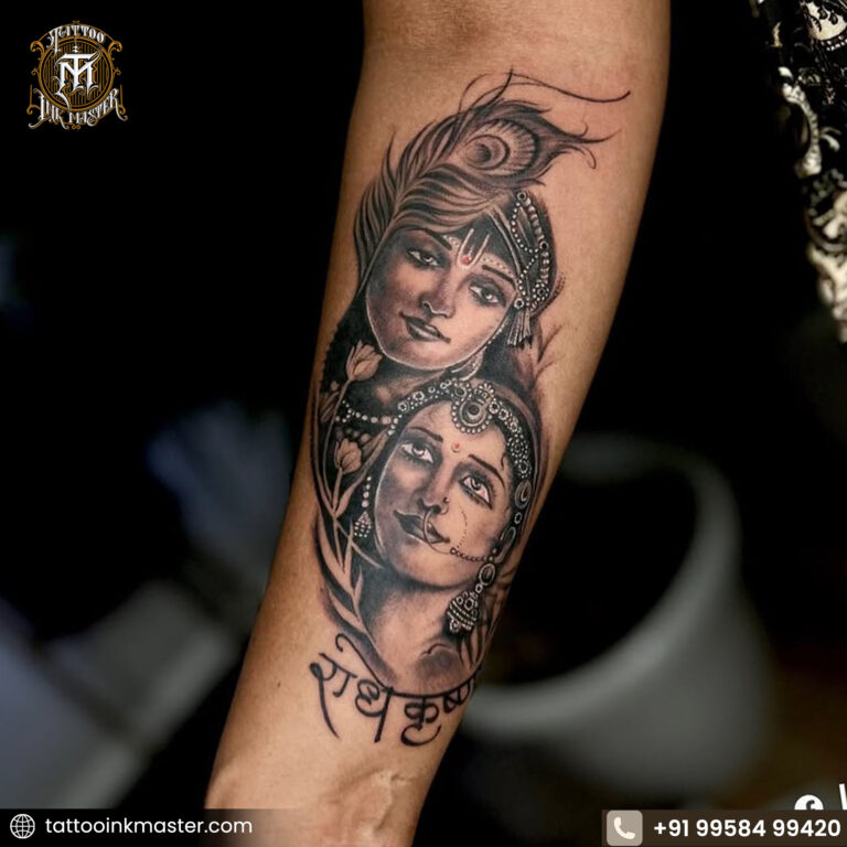 Read more about the article 🕉 Discover the Best Radha Krishna Tattoo – Eternal Love & Divine Connection in Ink
