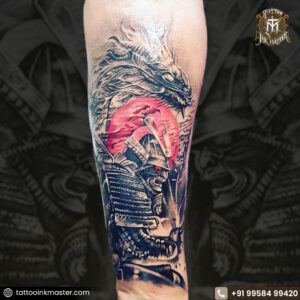 Read more about the article Samurai Dragon Tattoo: Powerful Design Symbolism & Best Placement Ideas